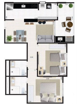 Imagem Apartamento com 2 Quartos à Venda, 65 m² em Jardim Praia Grande - Mongagua Imagem Apartamento com 2 Quartos à Venda, 65 m² em Jardim Praia Grande - Mongagua