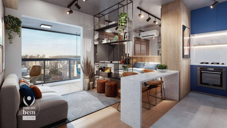 Imagem Studio com 1 Quarto à Venda, 33 m² em Mercês - Curitiba Imagem Studio com 1 Quarto à Venda, 33 m² em Mercês - Curitiba