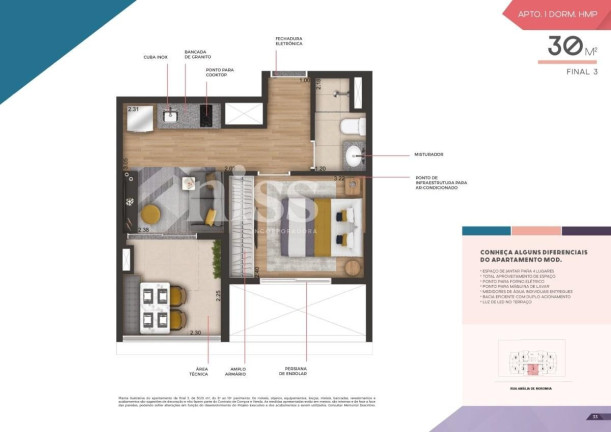 Imagem Imóvel com 1 Quarto à Venda, 22 m² em Pinheiros - São Paulo Imagem Imóvel com 1 Quarto à Venda, 22 m² em Pinheiros - São Paulo