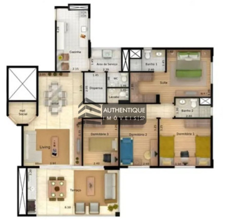 Imagem Apartamento com 3 Quartos à Venda, 104 m² em Vila Guarani (z Sul) - São Paulo Imagem Apartamento com 3 Quartos à Venda, 104 m² em Vila Guarani (z Sul) - São Paulo