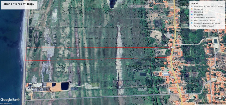 Imagem Terreno à Venda, 116.769 m² em Gamboa - Icapuí Imagem Terreno à Venda, 116.769 m² em Gamboa - Icapuí