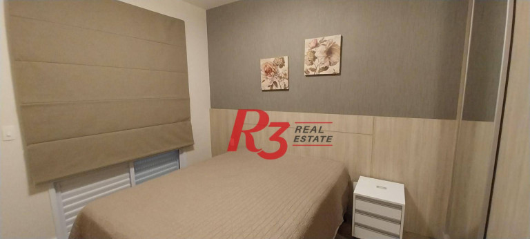 Imagem Apartamento com 1 Quarto para Alugar, 50 m² em Gonzaga - Santos