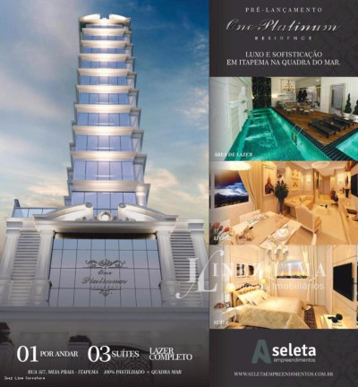 Imagem Apartamento com 3 Quartos à Venda, 114 m² em Meia Praia - Itapema