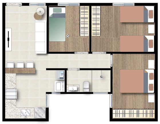 Imagem Apartamento com 3 Quartos à Venda, 49 m² em Vila Gumercindo - São Paulo Imagem Apartamento com 3 Quartos à Venda, 49 m² em Vila Gumercindo - São Paulo