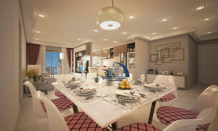 Imagem Apartamento com 3 Quartos à Venda, 109 m² em Canto Do Forte - Praia Grande