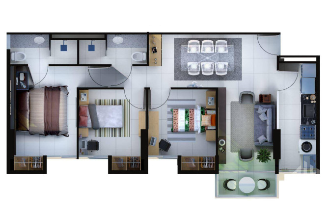 Imagem Apartamento com 3 Quartos à Venda, 70 m² em Planalto - Teresina Imagem Apartamento com 3 Quartos à Venda, 70 m² em Planalto - Teresina