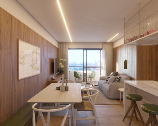 Imagem Apartamento com 2 Quartos à Venda, 57 m² em Bacacheri - Curitiba