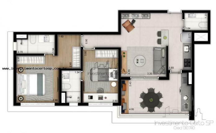 Imagem Apartamento com 2 Quartos à Venda, 80 m² em Vila Clementino - São Paulo