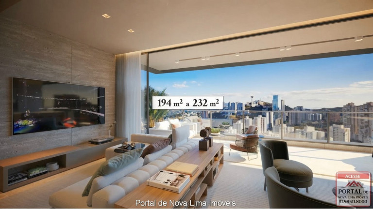 Imagem Apartamento com 4 Quartos à Venda, 224 m² em Vila Da Serra - Nova Lima