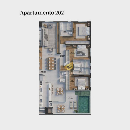 Imagem Apartamento com 3 Quartos à Venda, 179 m² em Praia Brava De Itajaí - Itajaí Imagem Apartamento com 3 Quartos à Venda, 179 m² em Praia Brava De Itajaí - Itajaí