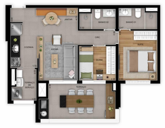 Imagem Imóvel com 2 Quartos à Venda, 67 m² em Vila Ema - São Paulo Imagem Imóvel com 2 Quartos à Venda, 67 m² em Vila Ema - São Paulo