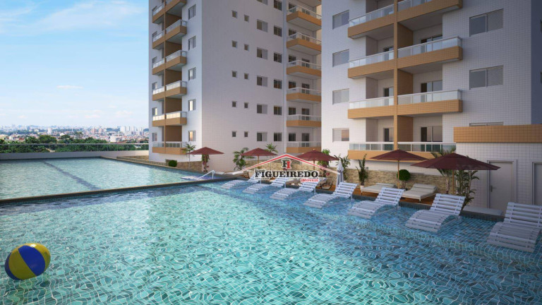Apartamento com 2 Quartos à Venda, 57 m² em Boqueirão - Praia Grande