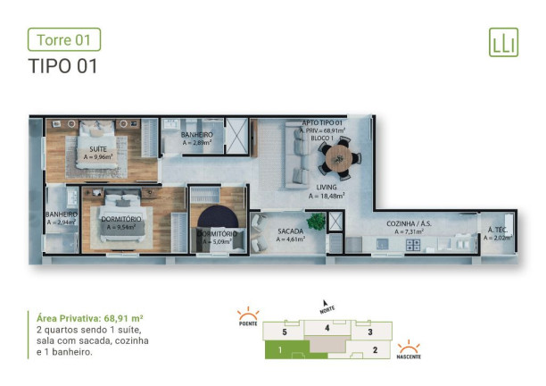 Imagem Imóvel com 2 Quartos à Venda, 70 m² em Varzea Imagem Imóvel com 2 Quartos à Venda, 70 m² em Varzea