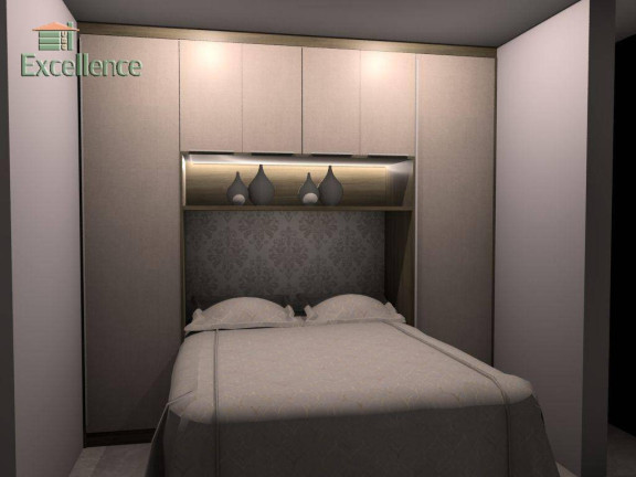 Apartamento com 2 Quartos à Venda, 60 m² em Vila Linda - Santo André