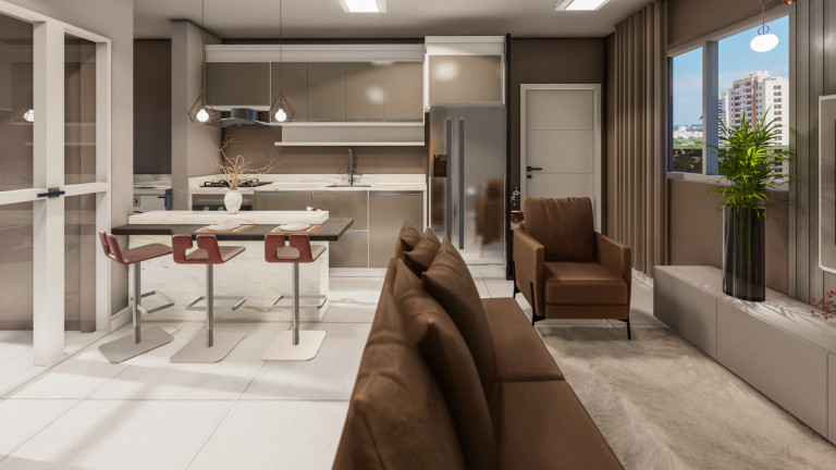 Imagem Apartamento com 2 Quartos à Venda, 67 m² em Integração - Passo Fundo