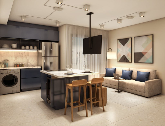 Imagem Apartamento com 2 Quartos à Venda, 33 m² em Pinheiros - São Paulo