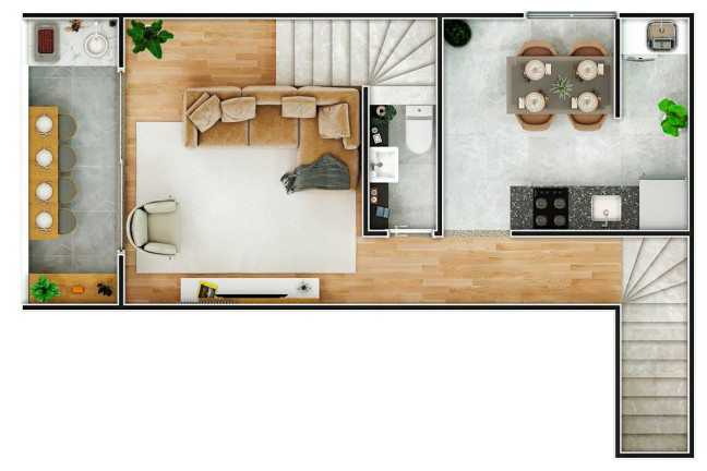 Imagem Sobrado com 3 Quartos à Venda, 89 m² em Guilhermina - Praia Grande