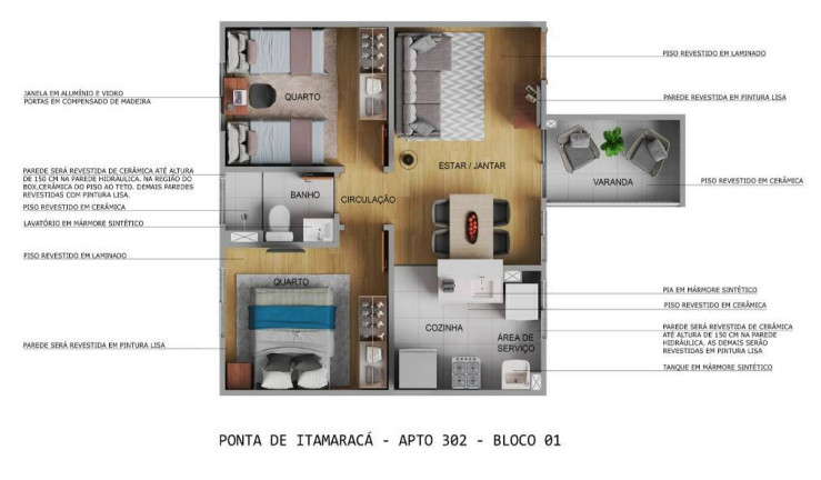 Imagem Apartamento com 2 Quartos à Venda, 42 m² Imagem Apartamento com 2 Quartos à Venda, 42 m²