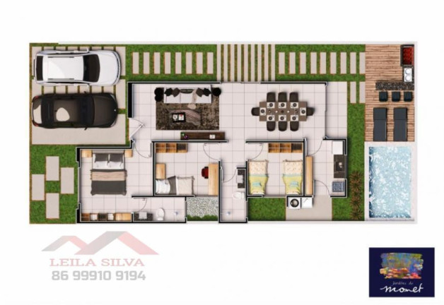 Imagem Casa com 2 Quartos à Venda, 89 m² em Gurupi - Teresina Imagem Casa com 2 Quartos à Venda, 89 m² em Gurupi - Teresina