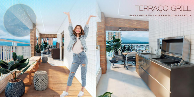 Imagem Apartamento com 2 Quartos à Venda, 68 m² em Guilhermina - Praia Grande