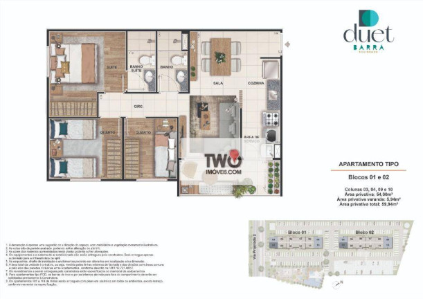 Imagem Apartamento com 2 Quartos à Venda, 54 m² em Barra Da Tijuca - Rio De Janeiro