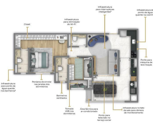 Imagem Apartamento com 3 Quartos à Venda, 126 m² em Jardim - Santo André Imagem Apartamento com 3 Quartos à Venda, 126 m² em Jardim - Santo André