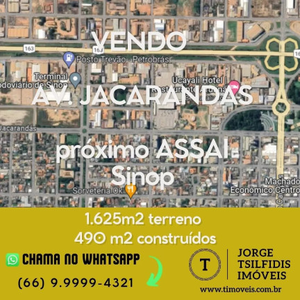 Imagem Casa à Venda, 1.625 m² em Setor Comercial - Sinop Imagem Casa à Venda, 1.625 m² em Setor Comercial - Sinop