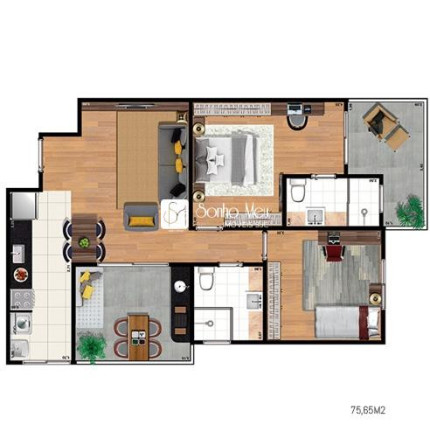 Imagem Apartamento com 1 Quarto à Venda, 48 m² em Parque Residencial Aquarius - São José Dos Campos Imagem Apartamento com 1 Quarto à Venda, 48 m² em Parque Residencial Aquarius - São José Dos Campos
