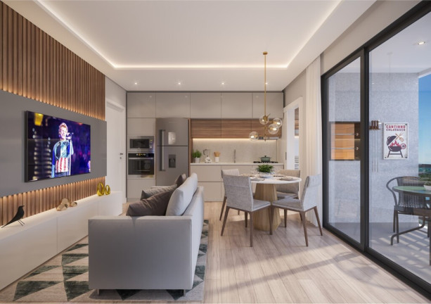 Imagem Apartamento com 2 Quartos à Venda, 43 m² em Pinheirinho - Curitiba