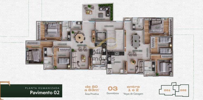Imagem Apartamento com 3 Quartos à Venda, 40 m² em Minas Brasil - Belo Horizonte