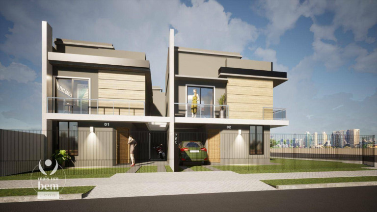 Imagem Sobrado com 3 Quartos à Venda, 71 m² em Campo Comprido - Curitiba Imagem Sobrado com 3 Quartos à Venda, 71 m² em Campo Comprido - Curitiba