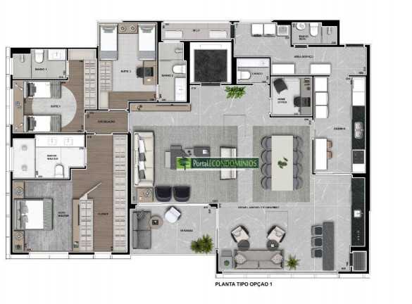 Imagem Apartamento com 3 Quartos à Venda, 228 m² em Ecoville - Curitiba