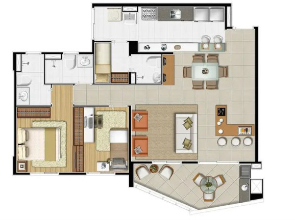 Imagem Apartamento com 3 Quartos à Venda, 82 m² em Vila Augusta - Guarulhos Imagem Apartamento com 3 Quartos à Venda, 82 m² em Vila Augusta - Guarulhos