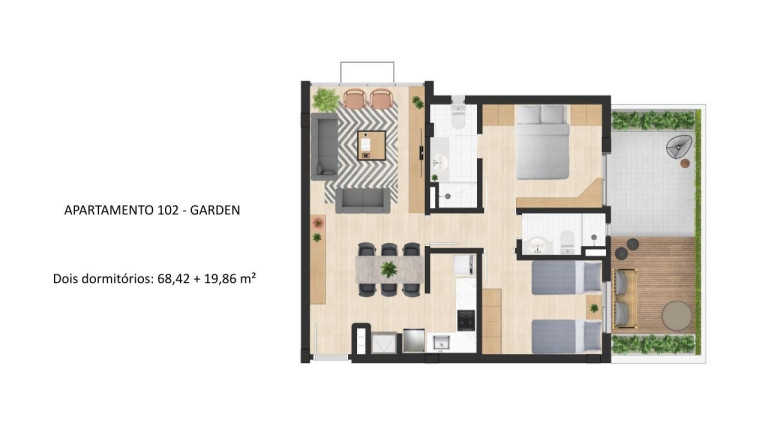 Imagem Imóvel com 2 Quartos à Venda, 88 m² em Petrópolis - Porto Alegre