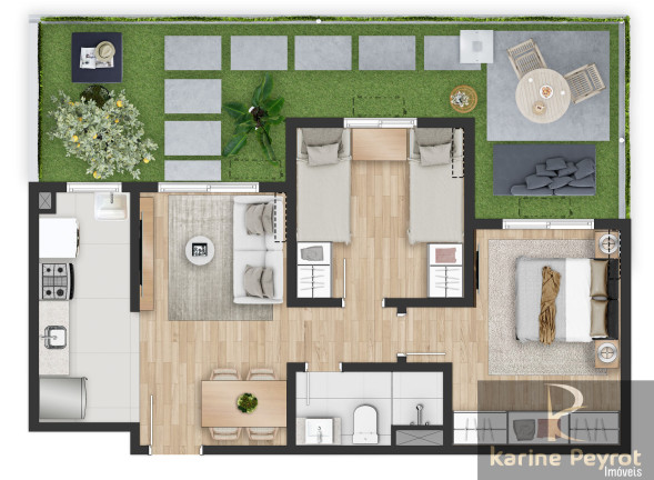 Imagem Apartamento com 2 Quartos à Venda, 45 m² em Santo André - São Leopoldo Imagem Apartamento com 2 Quartos à Venda, 45 m² em Santo André - São Leopoldo