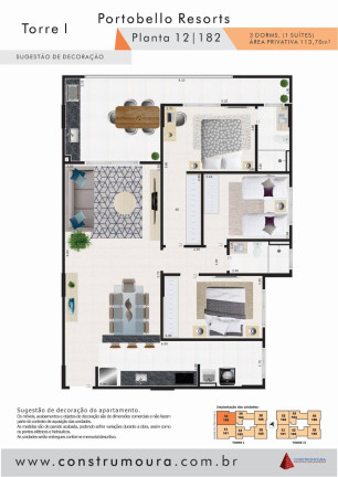 Imagem Apartamento com 3 Quartos à Venda, 113 m² em Centro - Mongaguá Imagem Apartamento com 3 Quartos à Venda, 113 m² em Centro - Mongaguá