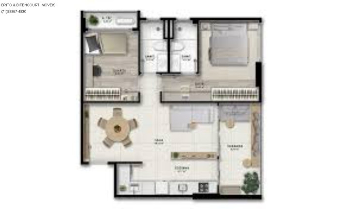 Imagem Imóvel com 2 Quartos à Venda, 58 m² em Ondina - Salvador