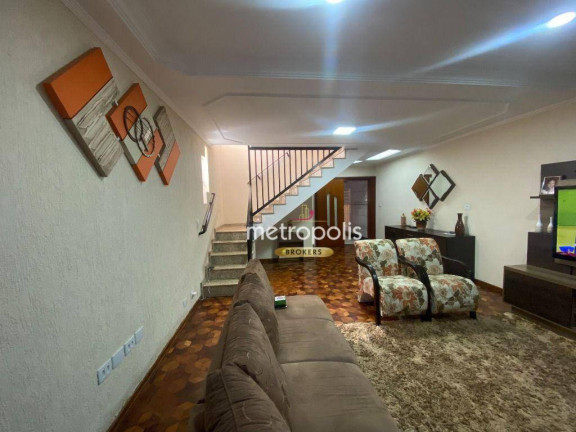 Imagem Sobrado com 3 Quartos à Venda, 240 m² em Campestre - Santo André