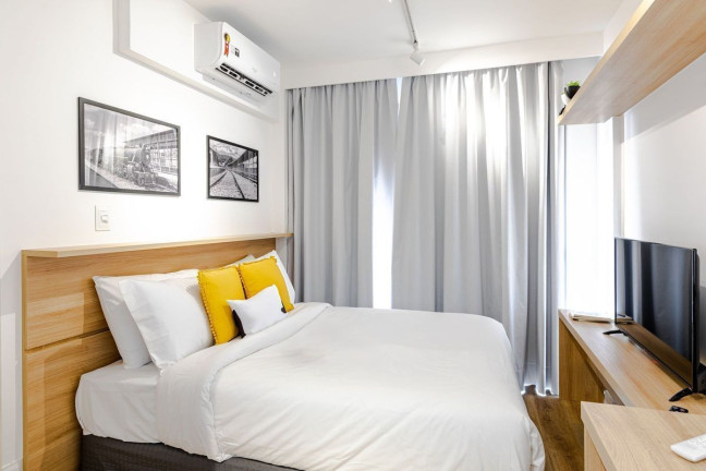Apartamento com 1 Quarto para Alugar, 28 m² em Consolação - São Paulo