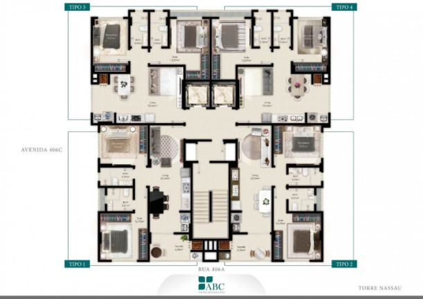 Imagem Apartamento com 2 Quartos à Venda, 120 m² em Morretes - Itapema