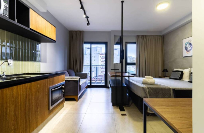 Imóvel com 1 Quarto à Venda, 30 m² em Higienópolis - São Paulo