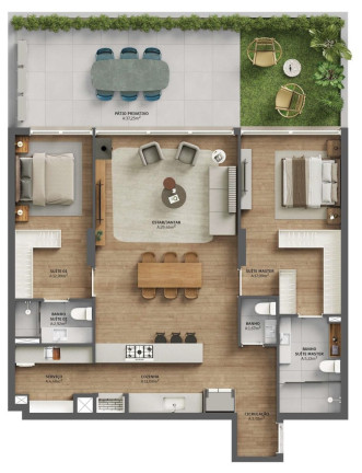 Imagem Imóvel com 3 Quartos à Venda, 251 m² em Menino Deus - Porto Alegre Imagem Imóvel com 3 Quartos à Venda, 251 m² em Menino Deus - Porto Alegre