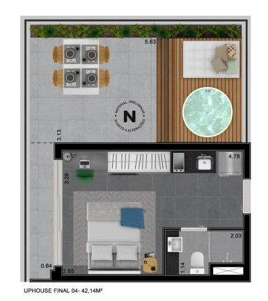 Imagem Studio com 1 Quarto à Venda, 20 m² em Consolação - São Paulo Imagem Studio com 1 Quarto à Venda, 20 m² em Consolação - São Paulo