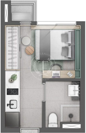 Imagem Apartamento com 1 Quarto à Venda, 19 m² em Vila Romana - São Paulo Imagem Apartamento com 1 Quarto à Venda, 19 m² em Vila Romana - São Paulo