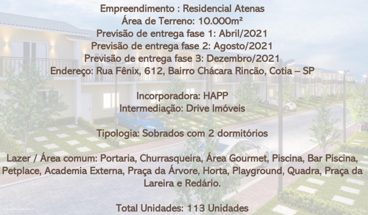 Imagem Casa com 2 Quartos à Venda, 40 m² em Residencial Atenas - Cotia Imagem Casa com 2 Quartos à Venda, 40 m² em Residencial Atenas - Cotia