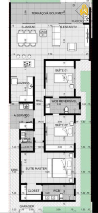 Casa com 3 Quartos à Venda, 240 m² em Carapibus - Conde