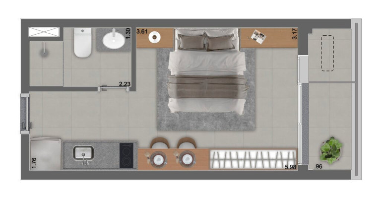 Imagem Apartamento com 1 Quarto à Venda, 25 m² em Vila Mariana - São Paulo