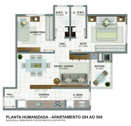 Imagem Apartamento com 3 Quartos à Venda, 69 m² Imagem Apartamento com 3 Quartos à Venda, 69 m²