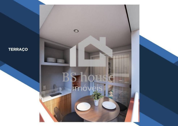 Apartamento com 2 Quartos à Venda, 53 m² em Vila Tibiriça - Santo André