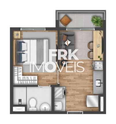 Imagem Imóvel com 2 Quartos à Venda, 37 m² em Santo Amaro - São Paulo Imagem Imóvel com 2 Quartos à Venda, 37 m² em Santo Amaro - São Paulo